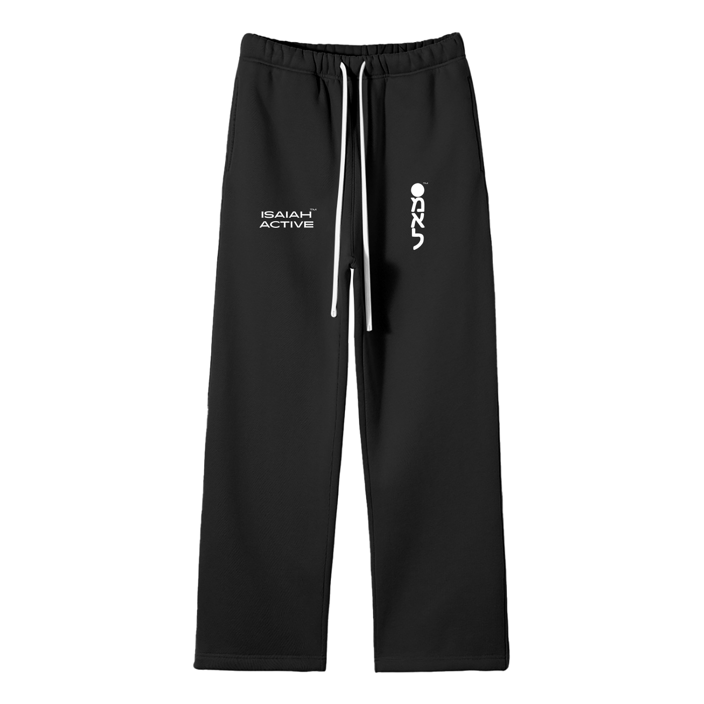 Unisex fleece straight leg joggers