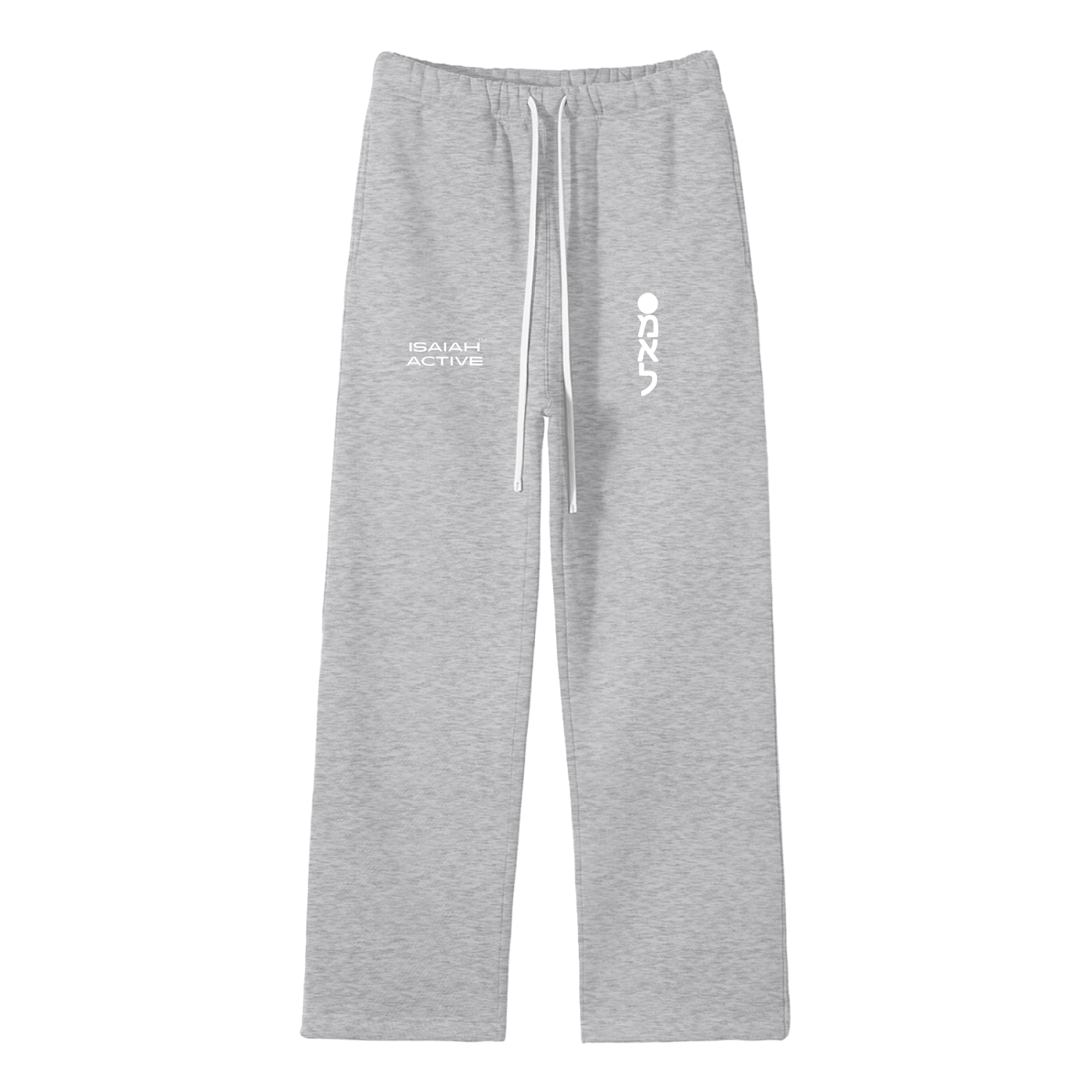 Unisex fleece straight leg joggers